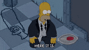 homer simpson holding lollipop GIF