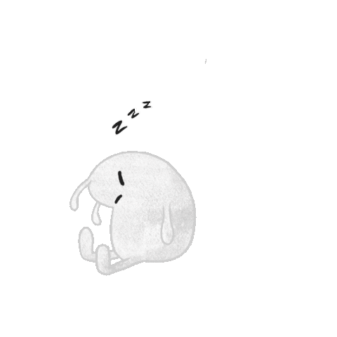 Tired Sleep Sticker