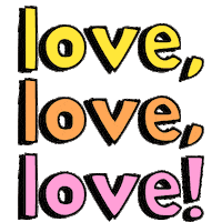 I Love You Valentine Sticker by Martina Martian