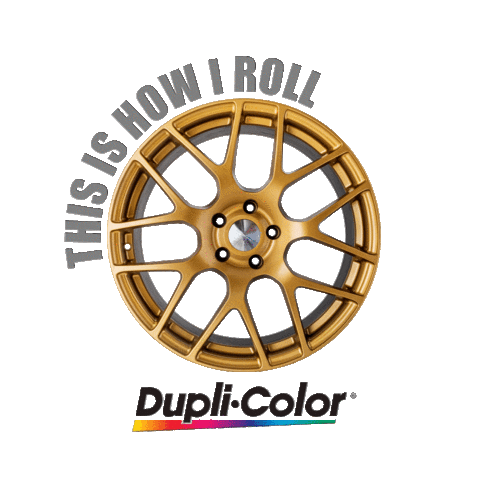 Dupli-Color giphyupload car gold shine Sticker