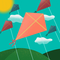 Kite Flying Kites GIF