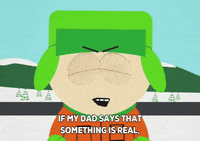 kyle broflovski dad GIF by South Park 
