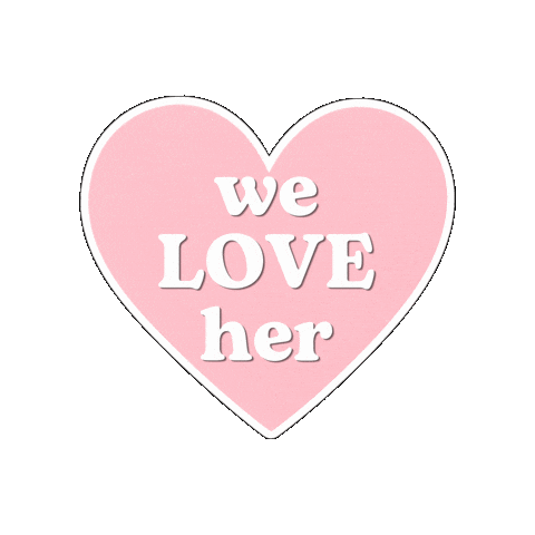Love Her Girl Crush Sticker by NZ Collab