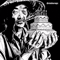 Birthday Cake Experimental Animation GIF