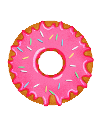 Breakfast Donut Sticker by Blinkie's Donuts