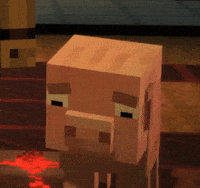 Minecraft Story Mode Pig GIF