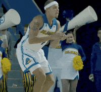 lets go basketball GIF by Delaware Blue Hens
