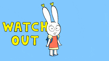 Watch Out Fun GIF by Simon Super Rabbit