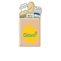 Delivery Groceries Sticker by Glovo