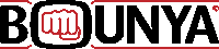 bounya design red white black Sticker