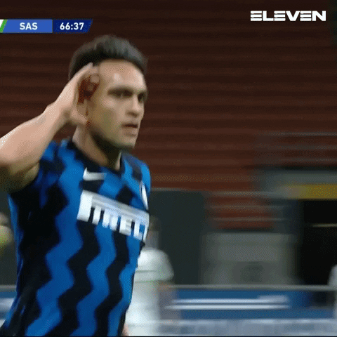 Cant Hear You Serie A GIF by ElevenDAZN