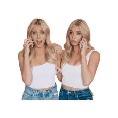 wavenetwork giphygifmaker podcast twins thebachelor Sticker