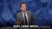watch duck GIF by The Opposition w/ Jordan Klepper