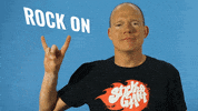 rocking rock on GIF