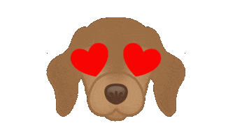 Love It Dachshund Sticker by zoopeez