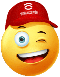 virtualcivan ojo Guiño virtualcivan Sticker