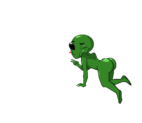 astridsrandomart giphyupload heart alien Sticker