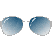 AlaskaAirClub49 glasses aviators alaska airlines future pilot Sticker