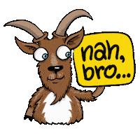 Goat Rolleyes Sticker by End The Trend