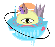 World What Sticker by Shallow Lagoon
