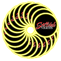 Neon Circle Sticker by Scottsdale Nights
