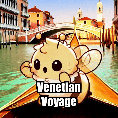 Bee Venice GIF by Beelightened
