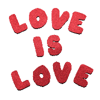 Love Is Love Text Sticker by Originals