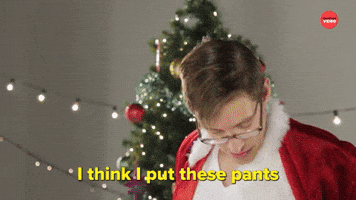 Santa Pants On Backwards