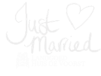 huisdevoorst wedding married castle blinking Sticker
