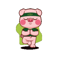 sistemilk porco meditação meditar suino Sticker