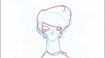 raphaelcandela art animation design head GIF