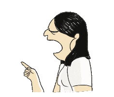 Angry Strike Sticker