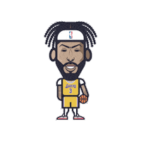 Los Angeles Basketball Sticker by Loogart