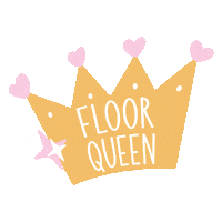 Queen Gym Sticker
