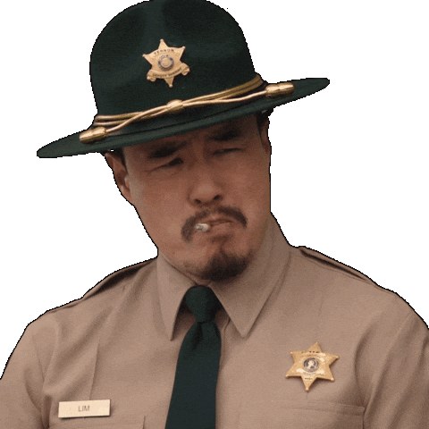Randall Park Police Sticker by Amazon Prime Video