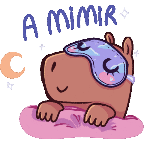 capivara_nordestina giphyupload sono capivara dormindo Sticker
