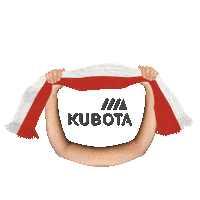 Poland Kibicujemy Sticker by Kubota