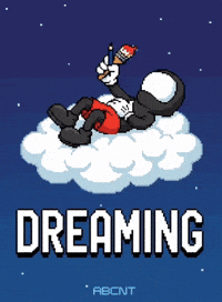 ABCNT artist sky mascot cloud GIF
