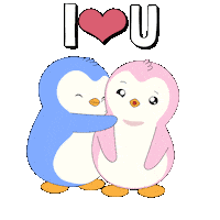 I Love You Penguin Sticker by Pudgy Penguins