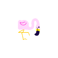 Party Eating Sticker by Fulamingo