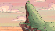 rachel and her grandfather GIF by Cartoon Hangover