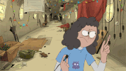 rachel and her grandfather GIF by Cartoon Hangover