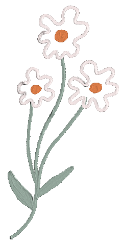 Wild Flowers Love Sticker