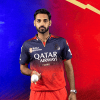 Happy Bhuvneshwar Kumar GIF by Royal Challengers Bengaluru