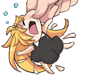 Hand Hanging Sticker by Jin