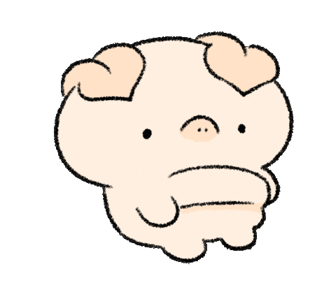 小豬 Sticker by BREAD TREE