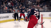 Boone Jenner Celebration GIF by Columbus Blue Jackets
