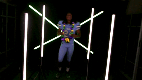 College Sports Football GIF by GreenWave