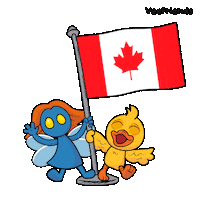 Canadian World Sticker by VeeFriends