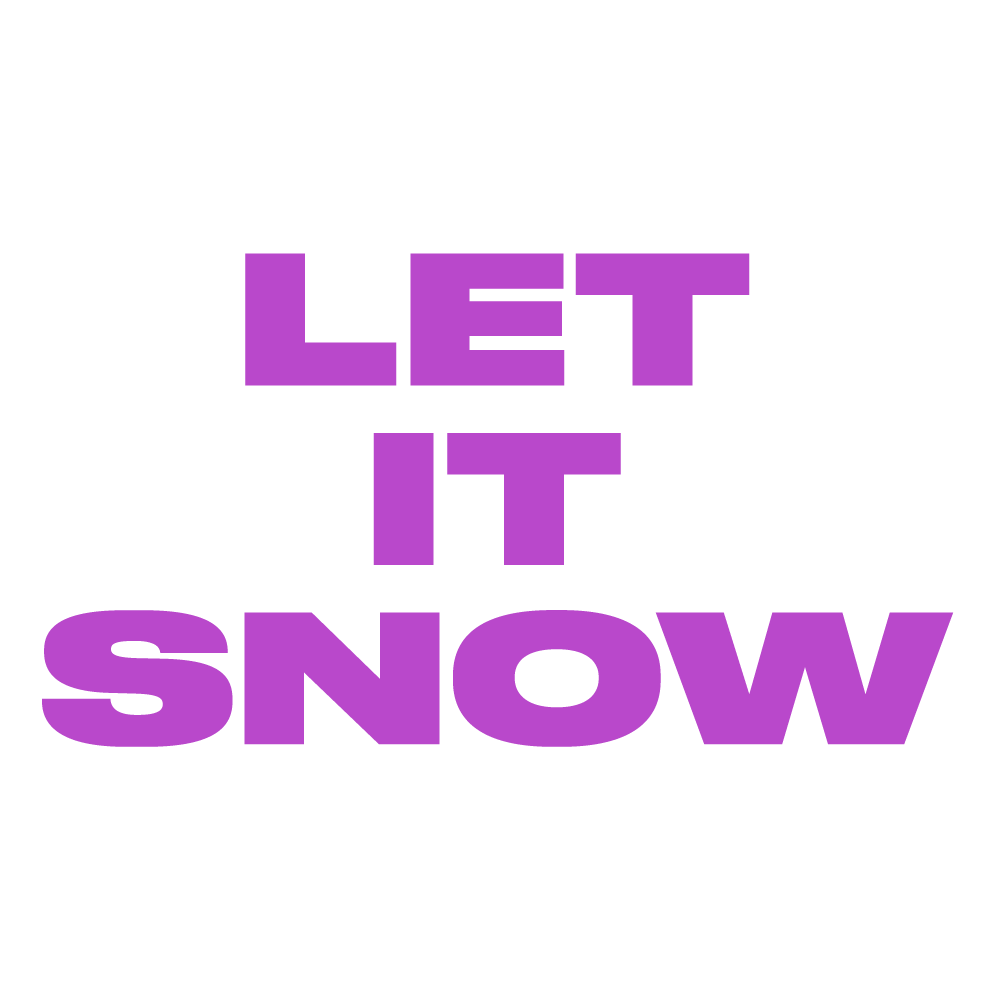 Let Snow Day Sticker by Beauty Bay
